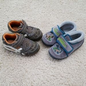 Sneakers and slippers